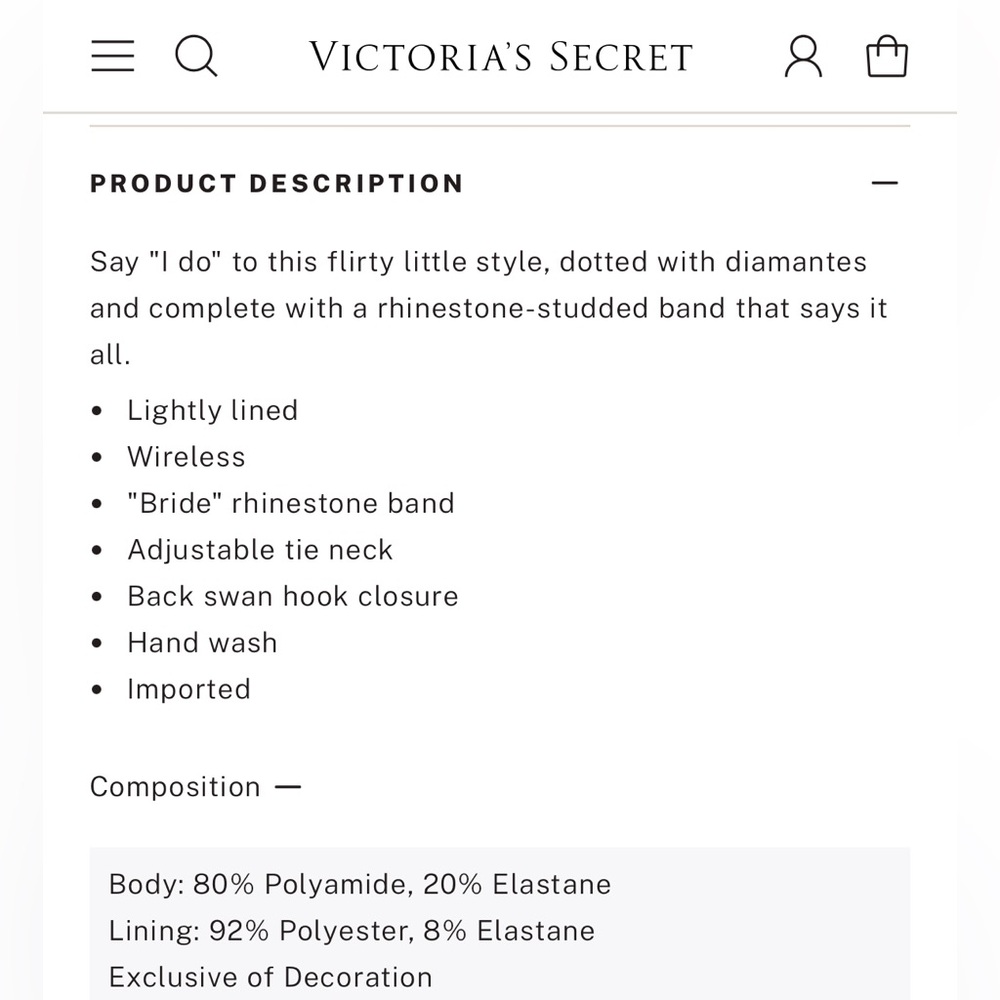 🆕 || Victoria’s Secret || Bridal , “I Do” Bride To Be Wedding lingerie Set - Picture 5 of 8